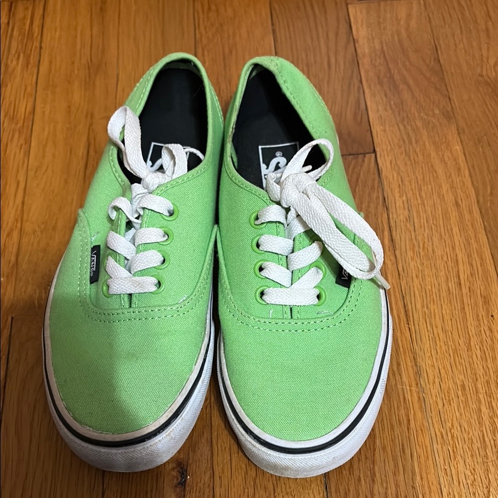 Vans Green Canvas Unisex Sneakers